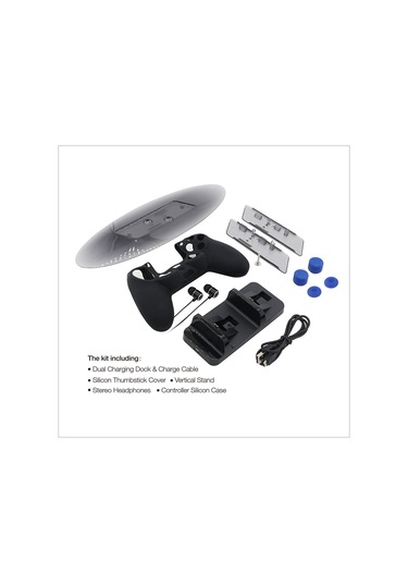 Ps4 Super Kit Aksesuar Set (Fat/slim/pro Uyumlu) TP4-1751