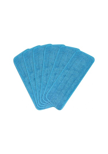 Geeroyoo Islak/kuru Temizlik İçin 6 Lı Mikrofiber Paspas Başlığı - Yeniden Kullanılabilir Ve Yıkanabilir Diğer