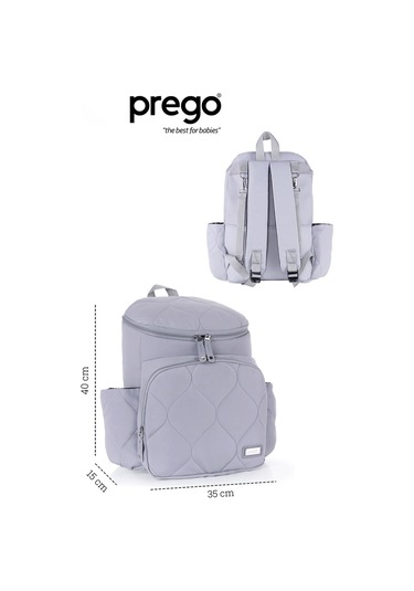 Prego Montana Bebek Bakım Çantası Ligth Gri 3084 Açık Gri