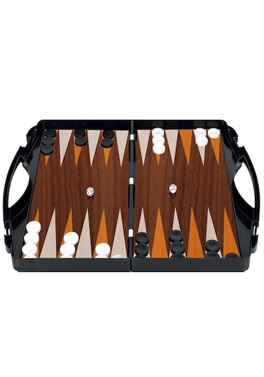 Çantalı Tavla- Dama-satranç 3'lü Oyun Seti