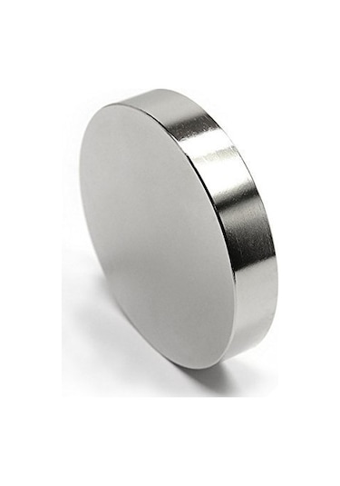 Çap 40Mm X Kalınlık 10Mm Yuvarlak Süper Güçlü Neodyum Mıknatıs