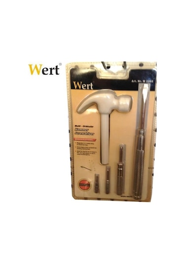 Wert 2260 Mini Çekiç Tornavida Seti 5 Parça