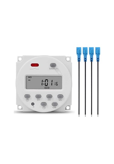 CN101A Programlanabilir Gecikmeli Haftalık 220 Volt Zaman Rölesi