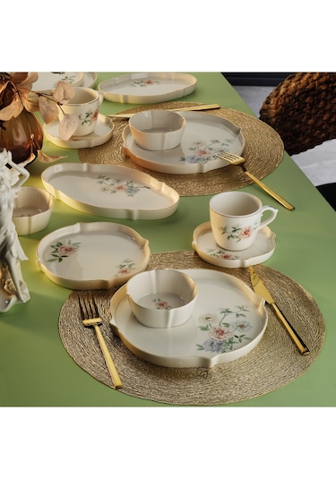 Aryıldız Lavin 6 Kişilik 32 Parça Kahvaltı Takımı Çok Renkli