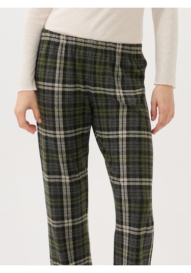 Kadın Pijama Altı 51938 - Yeşil Yeşil