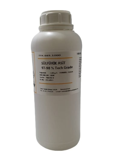 Sülfürik Asit %97-98 Extra Pure H2So4 1 L