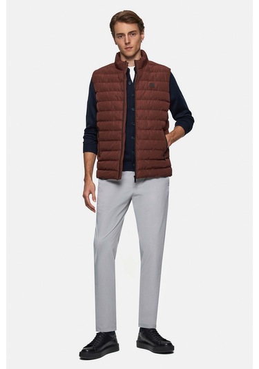 Twn Slim Fit Kiremit Düz Yelek Mont 3ecy70501503m KIREMIT