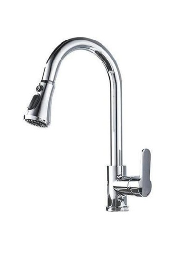 Faumix St12 Krom Mutfak Lavabo Banyo Bataryası + Tepe Duş Seti