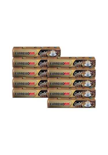 Espressomm Nespresso Uyumlu Gold Kapsül Kahve 100 Adet