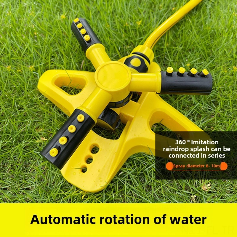 Lemestar Ev Bahçesi Çim Alani Sulama: 360 Derece Döner Otomatik Sprinkler, Seri Bağlanabilir, Hafif Ve Dayanıklı Tasarım