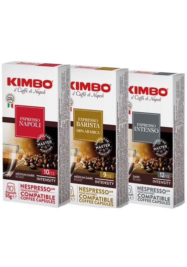 Napoli + Barista + Intenso Nespresso Uyumlu Kapsül Kahve