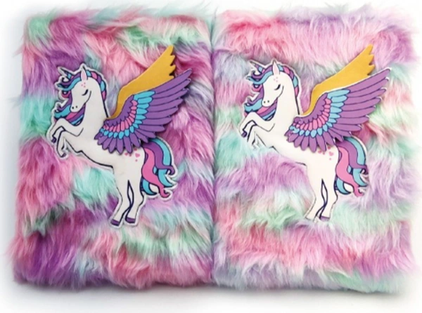 River World Defter Hatıra İçin Tasarımı Unicorn Peluş Çok Renkli
