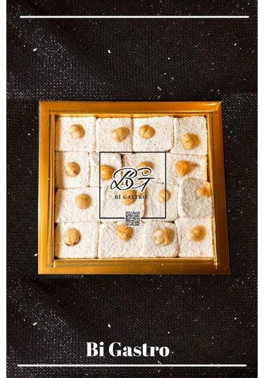 Sütlü Fındıklı Çifte Kavrulmuş Sultan Lokum - Türk Lokumu - 400 Gr