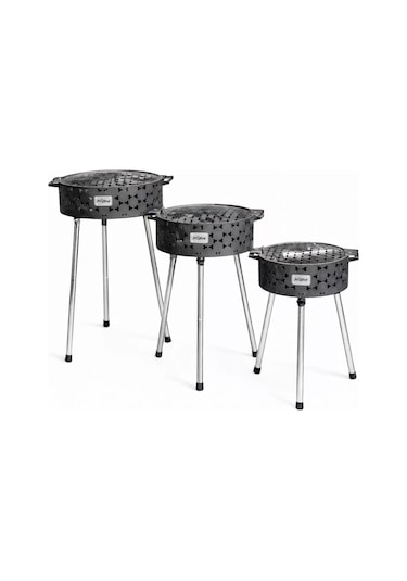 Taşınabilir Kömür Barbekü Mangal - İksa - Orta - 40cm 13cm 60cm Diğer