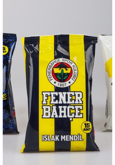 Dekomus İle Yeni Sezon Lisanslı Fenerbahçe "tekli" Islak Mendil 15 Yaprak Diğer