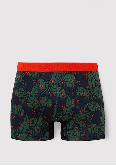 Mavi - Akrep Baskılı Lacivert Boxer 092441-33648 Lacivert