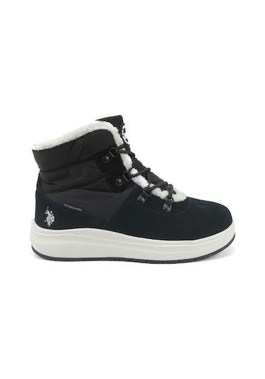 U.s. Polo Assn. Momo 5pr Siyah Kadın Sneaker Bot Siyah