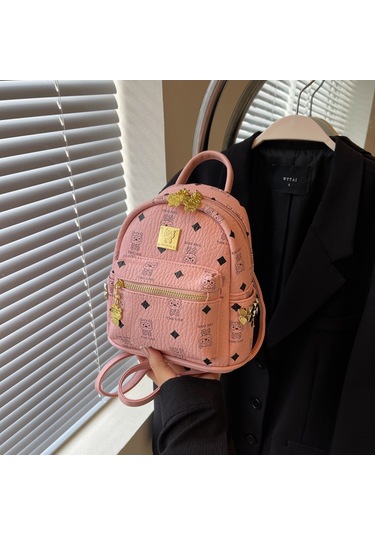 Lyon Sırt Çantası Kadın Sırt Çantası Yaz Modası Gelişim Öğrenci Günlük Çanta - Beyaz Beyaz