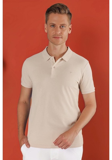 Ts 845 Bej Spor T-shirt Bej