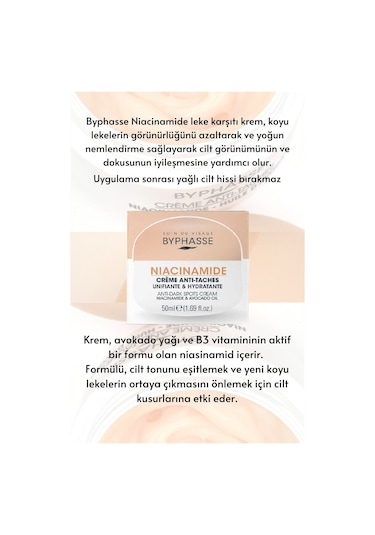 Byphasse Niacinamide Skin Booster Leke Karşıtı Krem 50 ML