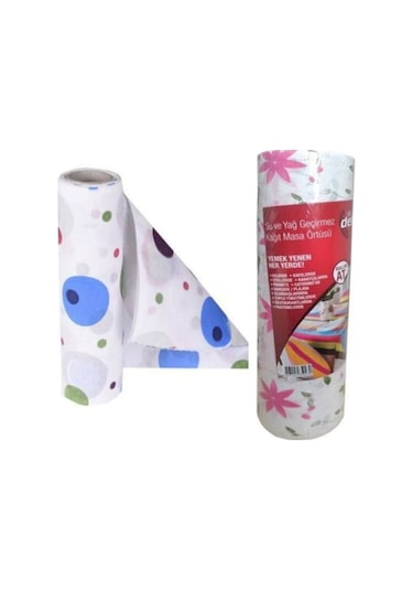 100 Adet Kullan At Masa Örtüsü(10'Lu Rulo X 10) Su, Sıvı Ve Yağ G