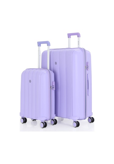 Mçs Polipropilen 2li Valiz Seti Büyük & Kabin V305 S21yy1000077-set 00025 Lila
