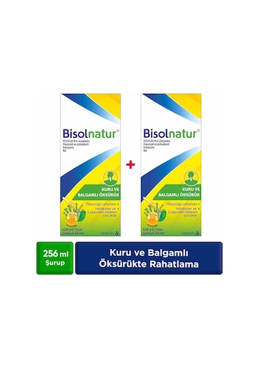 Bisolnatur Bitkisel Şurubu 128 Gr 2 Adet