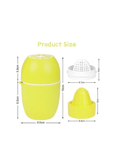 Jialan Limon Sıkacağı, Manuel Meyve Sıkacağı, Limon Şeklinde, Fa Çok Renkli