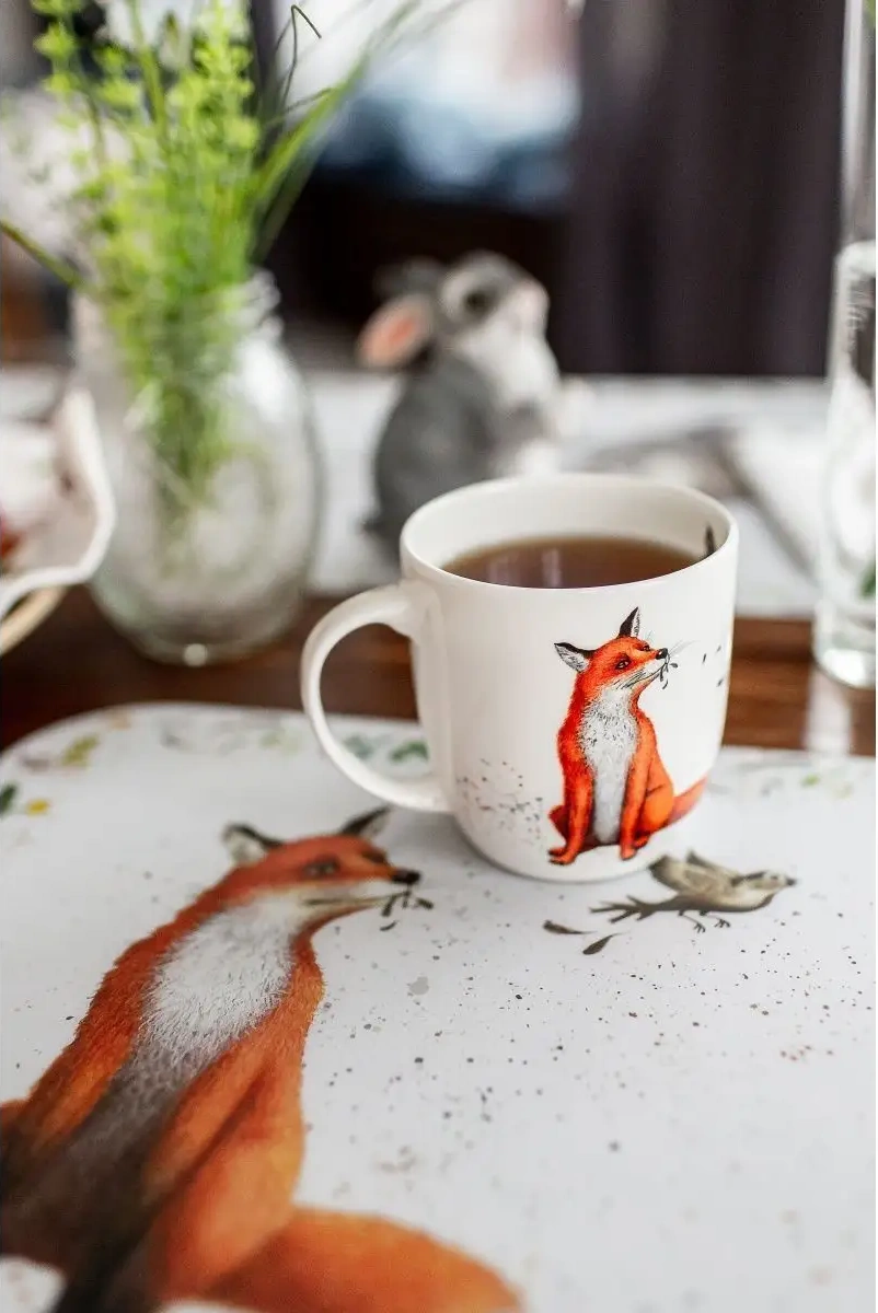 Priority. Porselen Çay Kupası. Tilki 1 Adet 7338298 Beyaz