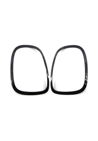 Yaozixa Bmw Mini F55/f56/f57 2014-2021 Arka Lambalı Abs Siyah Dekoratif Çerçeve 2 Adet