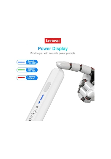 Lenovo Thinkplus Universal Bp16 Dokunmatik Kalem Tablet Mobil Android İos Telefon İpad Uyumlu Aksesuarları Çizim Tableti Kalem