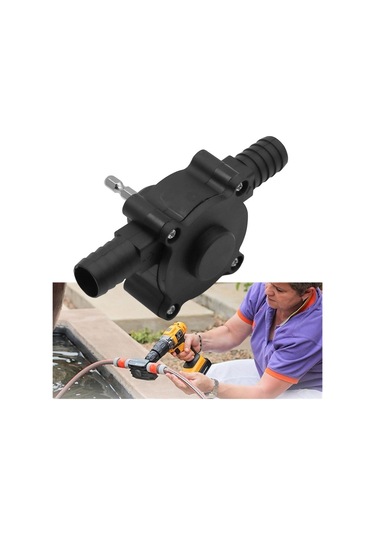 Elektrikli Matkap Pompası Dizel Yağ Sıvı Su Pompası Mini El Kendinden Boyan Sıvı Transfer Pompaları Ev Bahçesi Açık Aracı El Alet Aksesuarları