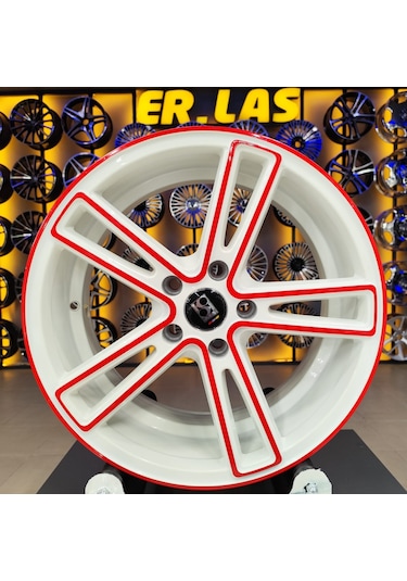 4 Adet Boss-g156 7,5 17 5 112 Et40 Beyaz Jant Takım