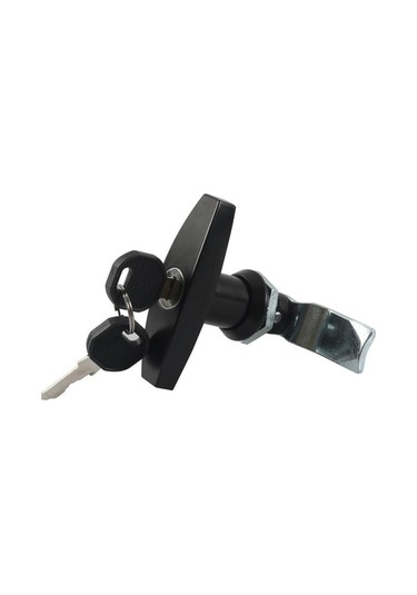 Homyl T Saplı Kilit Anahtarlı Alet Kutusu Araba Karavan Siyah