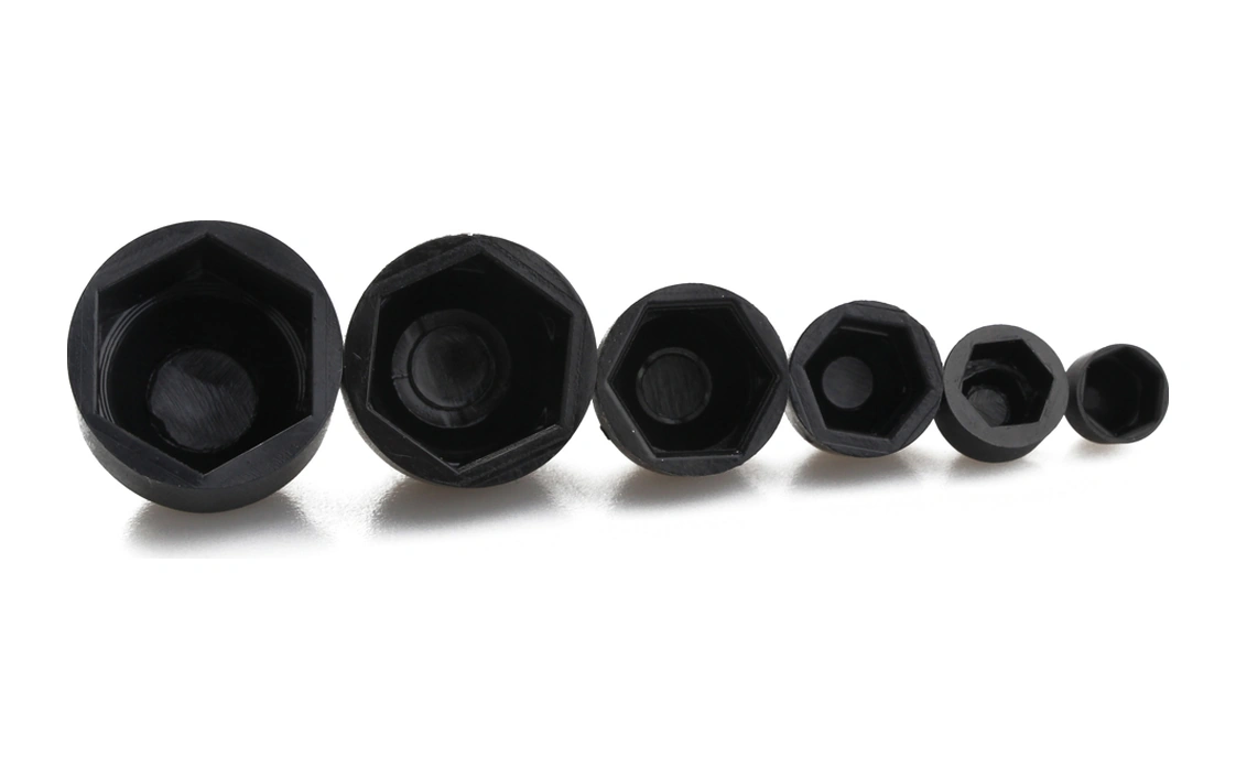 Neevoyu 145 Adet Siyah Plastik Somun Kapakları - M4/m5/m6/m8/m10/m12 Altıgen Tipi, Çocuk Güvenliği Ve Dekorasyon, Depolama Kutusuyla