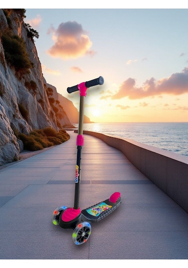 Swing Işıklı 3 Tekerlekli Scooter