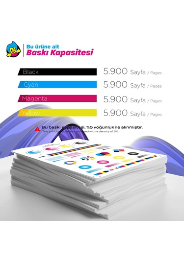 Canon T09 Uyumlu, Toner Takımı - Çipsiz / Canon İ-sensys X C1127p / C1127i / C1127if