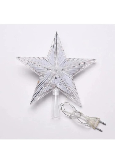 21 Cm Yılbaşı Süs Tepe Lambası Karışık Renk Fişli Led