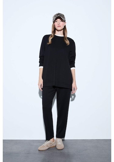 Defacto Regular Fit Bisiklet Yaka Uzun Kollu Tunik F5117ax25aubk81