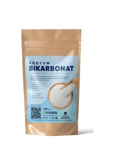 Şişecam Sodyum Bikarbonat Gıda Tipi İngiliz Karbonatı 1 KG
