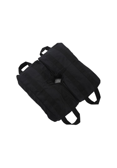 Wezone Dış Mekan Şemsiyesi Sabitleyici Sandık, 900d Oxford Kumaş, Bölünebilir Tasarım, Yağmur Ve Hava Dayanıklı, 45x45cm Kare Desenli Ağırlık Torbası