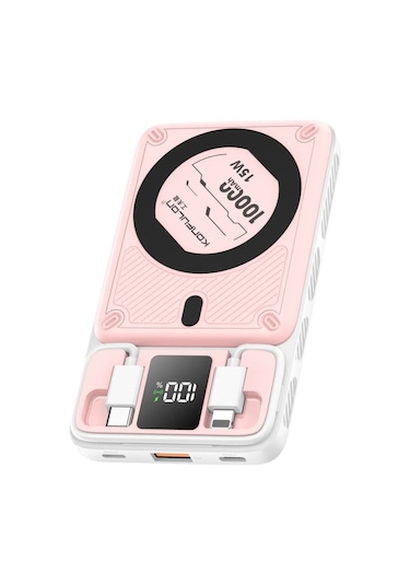 M25w 10.000 Mah 20w Pd Magsafe Powerbank - Pembe