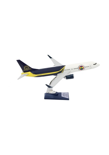 Zekupp Boeing 737-800 1/100 Ölçek Fenerbahçe Lisanslı Tasarım Maket Uçak Uck0189