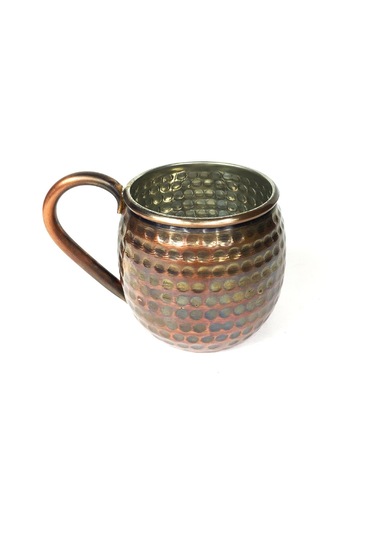 Shark Anatolia Luna Petekli Bakır Kupa Bardak Mug