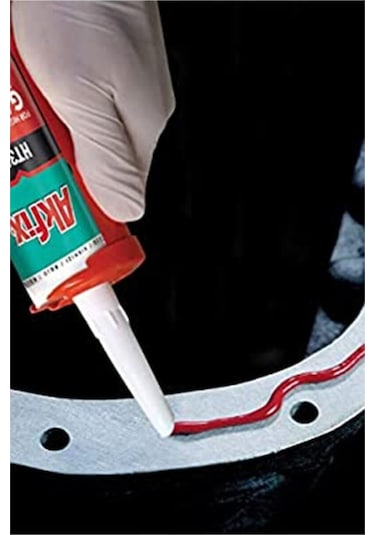 Akfix Ht300 Sıvı Conta Yüksek Isı Silikonu Kırmızı 310 Ml