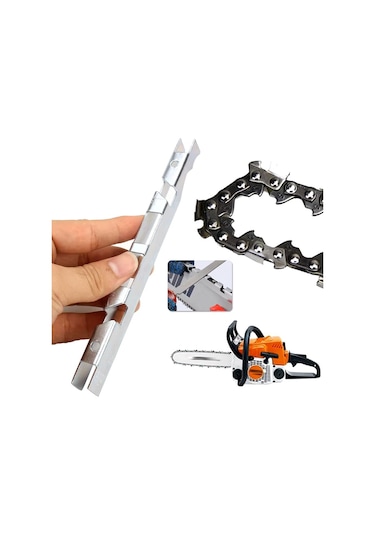 Vinko 03132 Zincir Testere Bileme Eğe Takımı 7 Parça