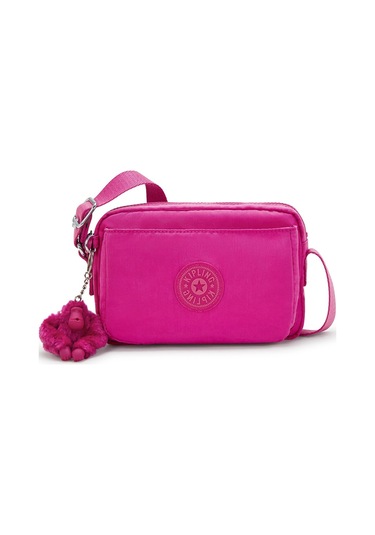 Kıplıng Abanu Küçük Boy Omuz Çantası Pembe Glowıng Fuchsıa Pembe