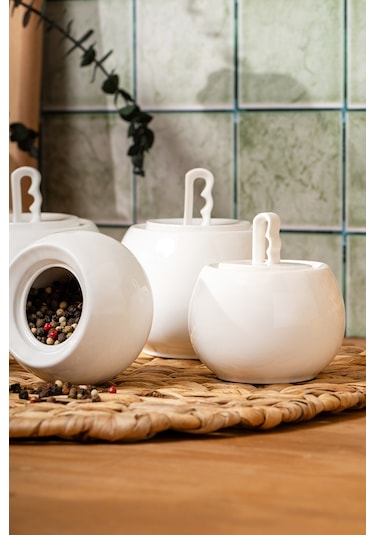 Emsan Ada 5'li Baharat Takımı Beyaz