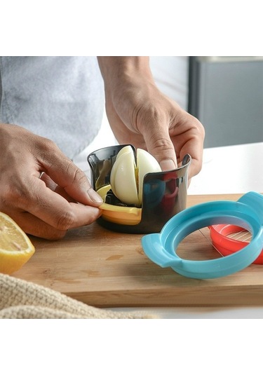 Pazly Cbtx 3'ü 1 Arada Yumurta Kesici Pratik Mutfak Aletleri Gümüş