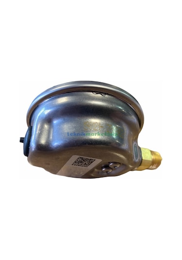 63Mm -1 0 Bar 1 4" Alttan Çıkışlı Gliserinli Vakummetre Pakkens